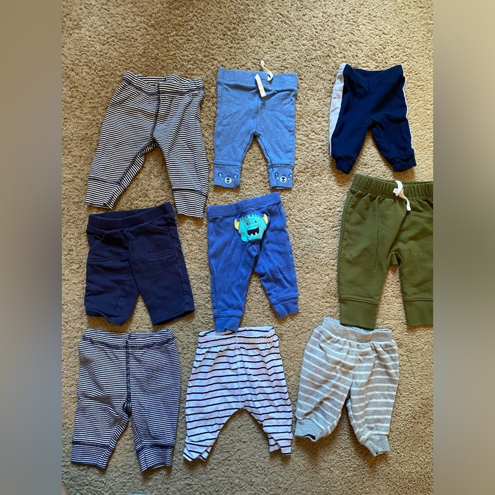 Newborn and 0-3 months pants